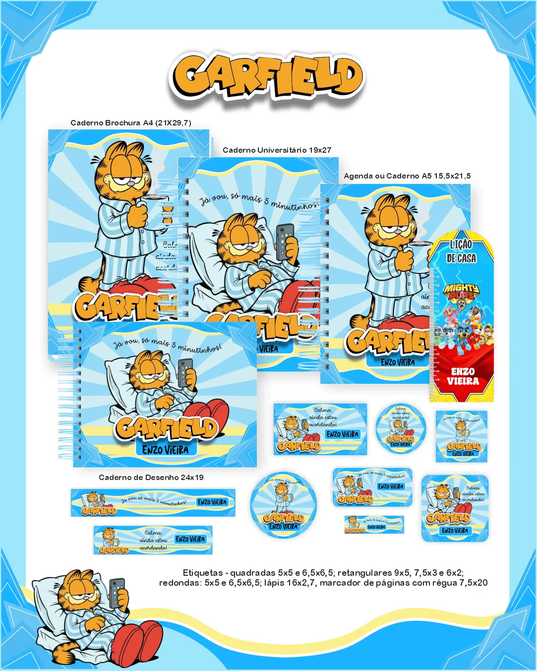 Garfield Preguiçoso
