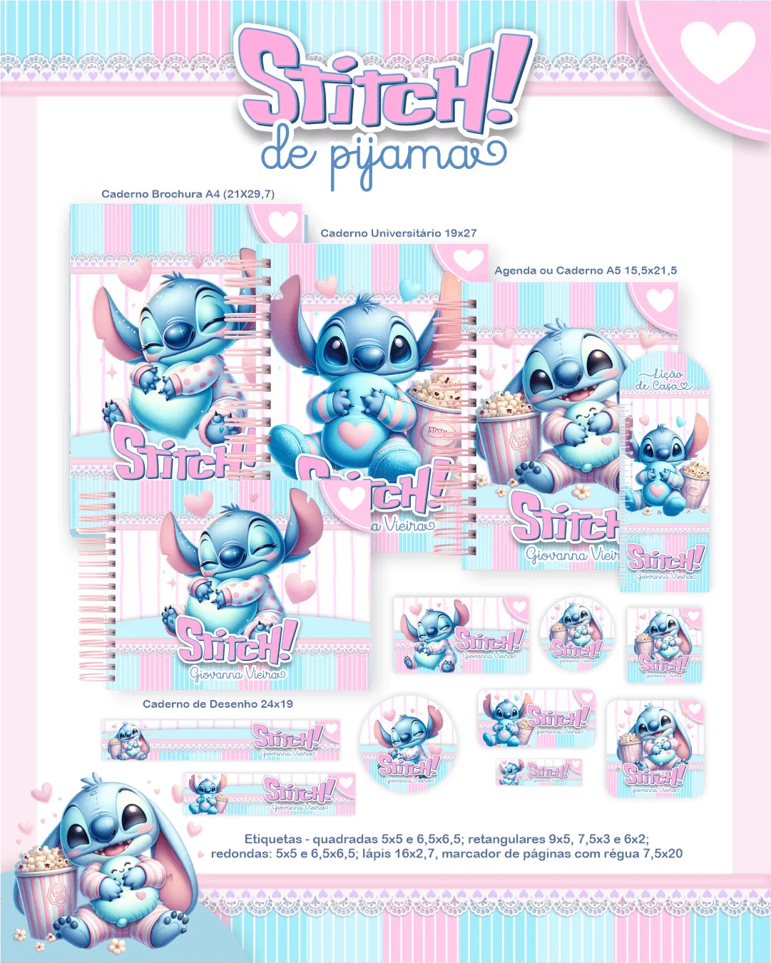 Stitch de Pijama