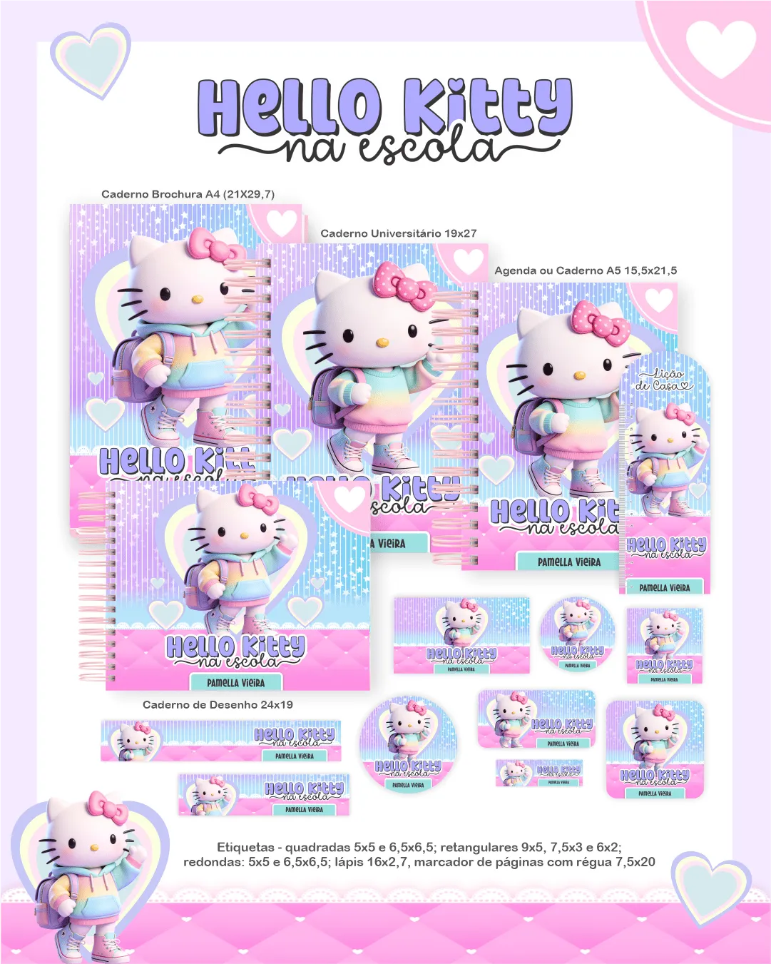 Hello Kitty na Escola